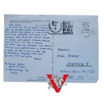 Gdynia Stocznia, Wodowanie Boczne Statku, Karta Pocztowa 1965