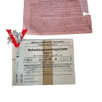 III Rzesza, Bilety Kolejowe, Kraków Trzebinia, Po Niemiecku i Polsku, Gapa Swastyka