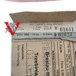 III Rzesza, Bilety Kolejowe, Kraków Trzebinia, Po Niemiecku i Polsku, Gapa Swastyka