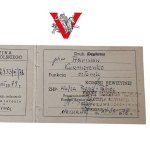 ZHP, Legitymacja Komisji Rewizyjnej, Podmarcmistrz Kusznierenko, Hufiec Warszawa Praga , 1979