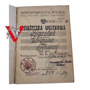 Military Booklet, Artillery, PPanc Artillery Squadron, Klodzko, 1940s-50s