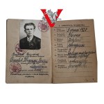 Książeczka Wojskowa, Artyleria, Dywizjon Artylerii PPanc, Kłodzko, lata 40-50