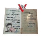 Książeczka Wojskowa, Jaroicn, 1950, 5 Pułk Saperów, Podoficer, Dowódca Drużyny