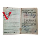 Książeczka Wojskowa, Jaroicn, 1950, 5 Pułk Saperów, Podoficer, Dowódca Drużyny