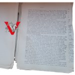 Warszawa Wolna - Maszynopis 1948 r. mjr WP Tadeusza Jacka Rolickiego, reportaż z wyzwolenia stolicy + zdjęcie autora w mundurze