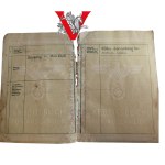 Arbeitsbuch für Ausländer - Książeczka pracy przymusowej Polaka w III Rzeszy, 1943 r.