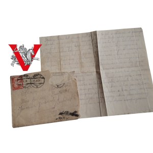 83 Pułk Strzelców Poleskich Kobryń, List żołnierza Pułku, Pieczątka, 1933 rok