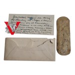 Korpus Ochrony Pogranicza KOP, Wizytówka Porucznika Dedykacja plus Zdjęcie