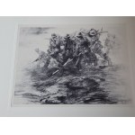 III Rzesza - „Maler und Zeichner Schauen den Krieg” - Album z pracami żołnierzy Wehrmachtu, unikatowe wydanie propagandowe