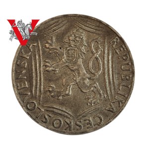 Czechosłowacja 100 Koron 1948 Srebro - 40 rocznica Niepodległości