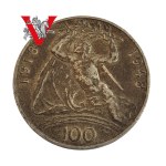 Czechosłowacja 100 Koron 1948 Srebro - 40 rocznica Niepodległości