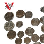 Lot 24 monety Aluminiowe, Menniczy Stan Zachowania, Cały Świat