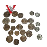 Lot 24 monety Aluminiowe, Menniczy Stan Zachowania, Cały Świat