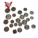 Lot 24 monety Aluminiowe, Menniczy Stan Zachowania, Cały Świat