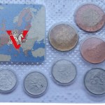 Czechy , Zestaw monet obiegowych od 10 Halerzy do 50 Koron, MENNICZE