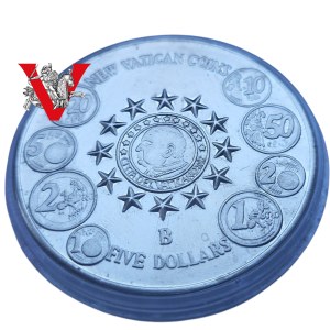 Liberia , 5 Dolaów 2004, Monety Watykanu