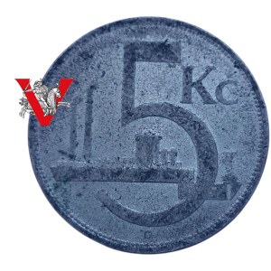 Czechosłowacja 5 Koron 1930 Srebro