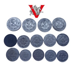 II RP and GG lot set of 15 coins, very nice