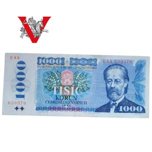 Czechosłowacja , 1000 Koron 1985, Bardzo Ładny Stan