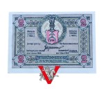 Powstanie Śląskie, Kończyce 2 Marki 1922 ! SUPER STAN, Ustanowienie Granicy
