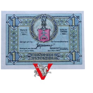 Silesian Uprising, Kończyce, 1 Mark 1922 In Commemoration of the Uprising, Super Condition
