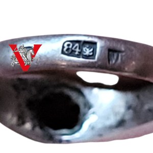 Kingdom of Poland under partition, Czarist Russia, Silver Ring, 84 Lutes, Eagle