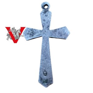 II RP, Small Beautiful Serrated Cross, Signed , Two Punches