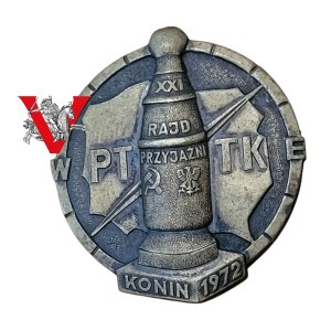 PTTK Konin, Badge, Polish-Soviet Friendship Rally 1972