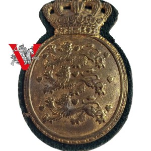 Denmark, Badge of the Danish Police, Beautiful and Large, Old