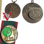 Myślistwo, Cztery Odznaki, Odznaczenia, Medal, ciekawy zestaw