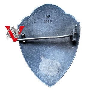Norway, Military Marching Badge, SILVER, 1915-1937