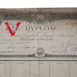II RP, Łódź 1934, Dyplom, Pożyczka Obrony Narodowej