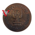 70 Rocznica Powstań Śląski, Medal 1989 rok