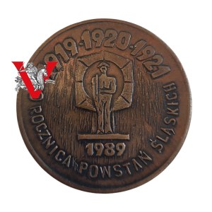 70th Anniversary of the Silesian Uprisings, Medal 1989