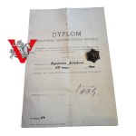 Odznaka Zasłużonego Racjonalizatora Produkcji z Dyplomem Nadaniem