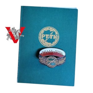 Colonel Henryk Klimek, PTTK 25 Years badge, Legitimation