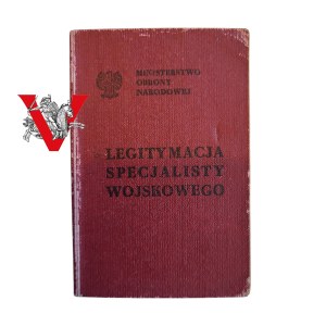 Marynarka Wojenna, Dywizjon Okrętów Podwodnych, Legitymacja Spejcalisty Wojskowego 1969