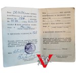 Marynarka Wojenna, Dywizjon Okrętów Podwodnych, Legitymacja Spejcalisty Wojskowego 1969