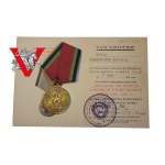 ZSRR, Witold Miżwiński Polak, XX lecie Zakończenie Wojny, Medal z Legitymacją
