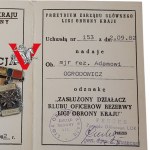Odznaka z Legitymacją, Klub Oficerów Rezerwy LOK, Major Adam Ogrodowicz
