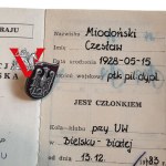 Pułkownik Pilot Dypl. Czesław Miodoński, legitymacja LOK z Odznaką