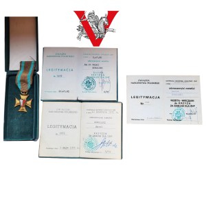 ZHP Golden Cross of Merit and Rosette with Swords - Hm. Karol Kowalski, 