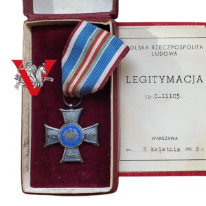 Silesian Insurgent Cross with Legitimation and Box 1958.