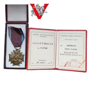 Bronze Cross of Merit with Early Legitimation 1957, Jakub Zagozdzon