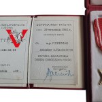 Krzyż Kawalerski OOP, Major Zdzisław Czerniak, Legitymacja Pudelko