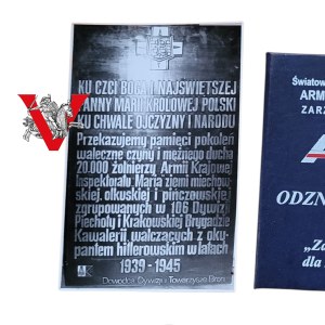 NATIONAL ARMY, Set of various commemorative badges.