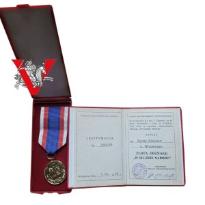 Gold Badge in the Service of the Nation, Colonel Stanislaw Rydzy, Legitimation , Box