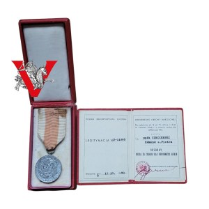 Col. Ciecierski, Silver Medal for Meritorious Service to National Defense, box card