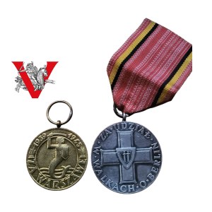 Medals, For Warsaw and For Participation in the Battles for Berlin, WWII