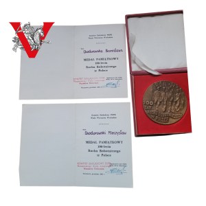 100 lecie Ruchu Robotniczego w Polsce, Medal plus Dwa Nadania , Małżenstwo
